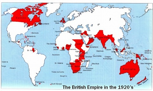 1920年の大英帝国