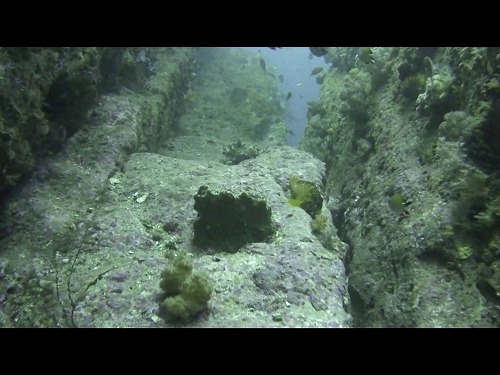 沖ノ島ボートダイビング 古代の海底遺跡