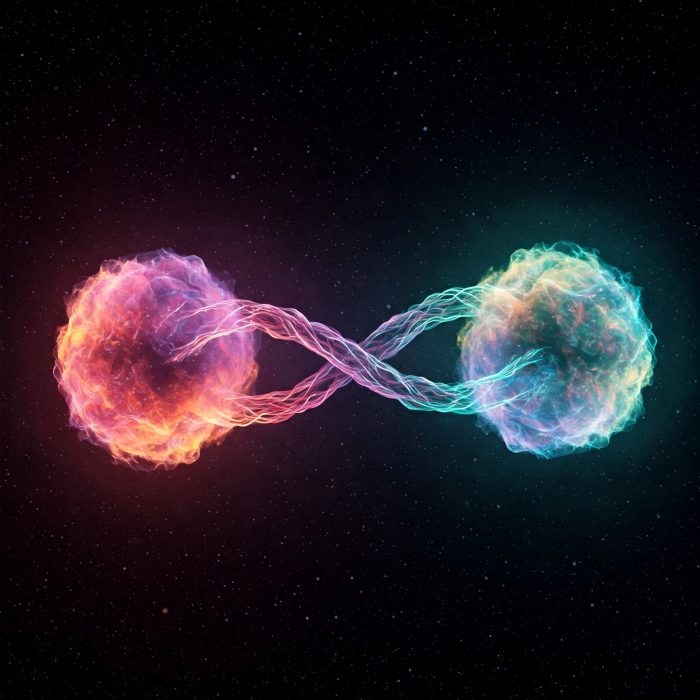 量子もつれのイメージ